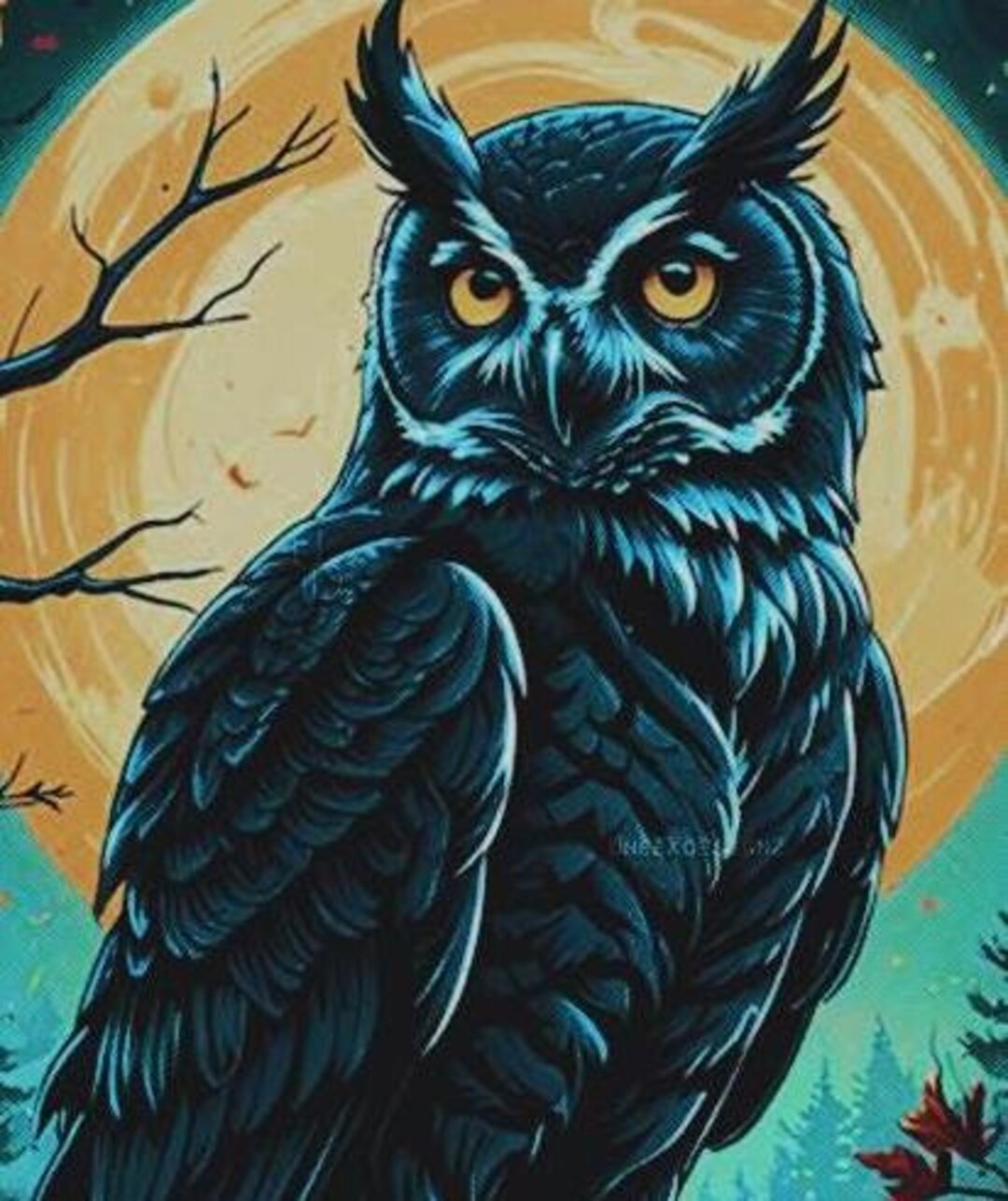 Black Owl Digital Art Etsy black-owl-digital-art-etsy