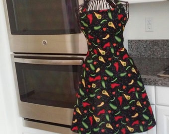 Chili pepper apron.  Cute and fun!