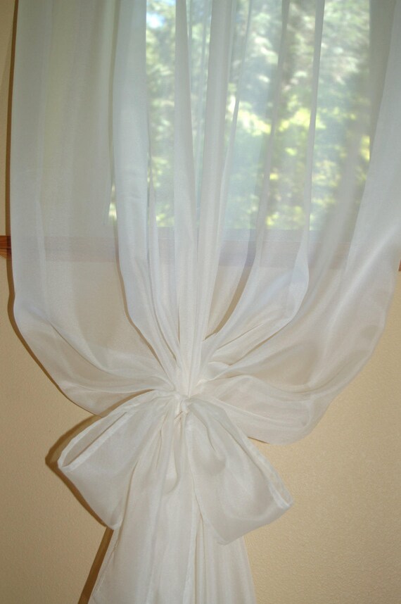 MADE TO MEASURE VOILE WINDOW T/BACK SETS READY MADE 