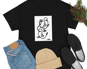 Gemini- Camiseta de algodón pesado unisex