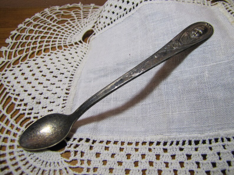 Vintage Gerber Winthrop Silver Plate Baby Spoon Etsy