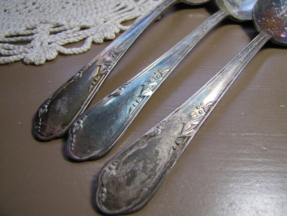 Set of Three (3) Wm. A. Rogers A1 Plus - Oneida, Ltd. Table Spoons