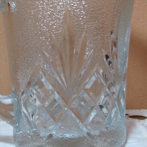 Vintage Small Glass Pitcher or Creamer image 4