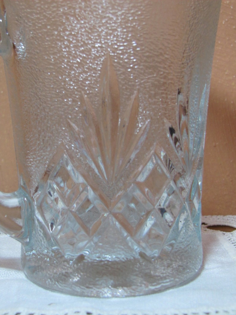 Vintage Small Glass Pitcher or Creamer image 4