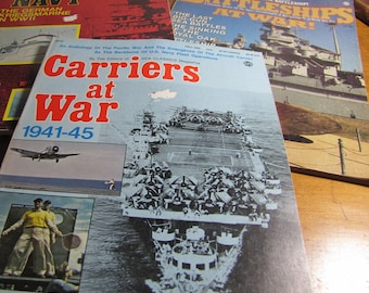 Three (3) Vintage (1980's) War and Navy Magazines
