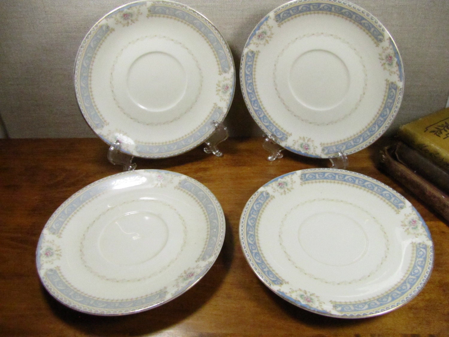Vintage Mikasa Lexington Pattern L2808 - Saucers (4) - Etsy