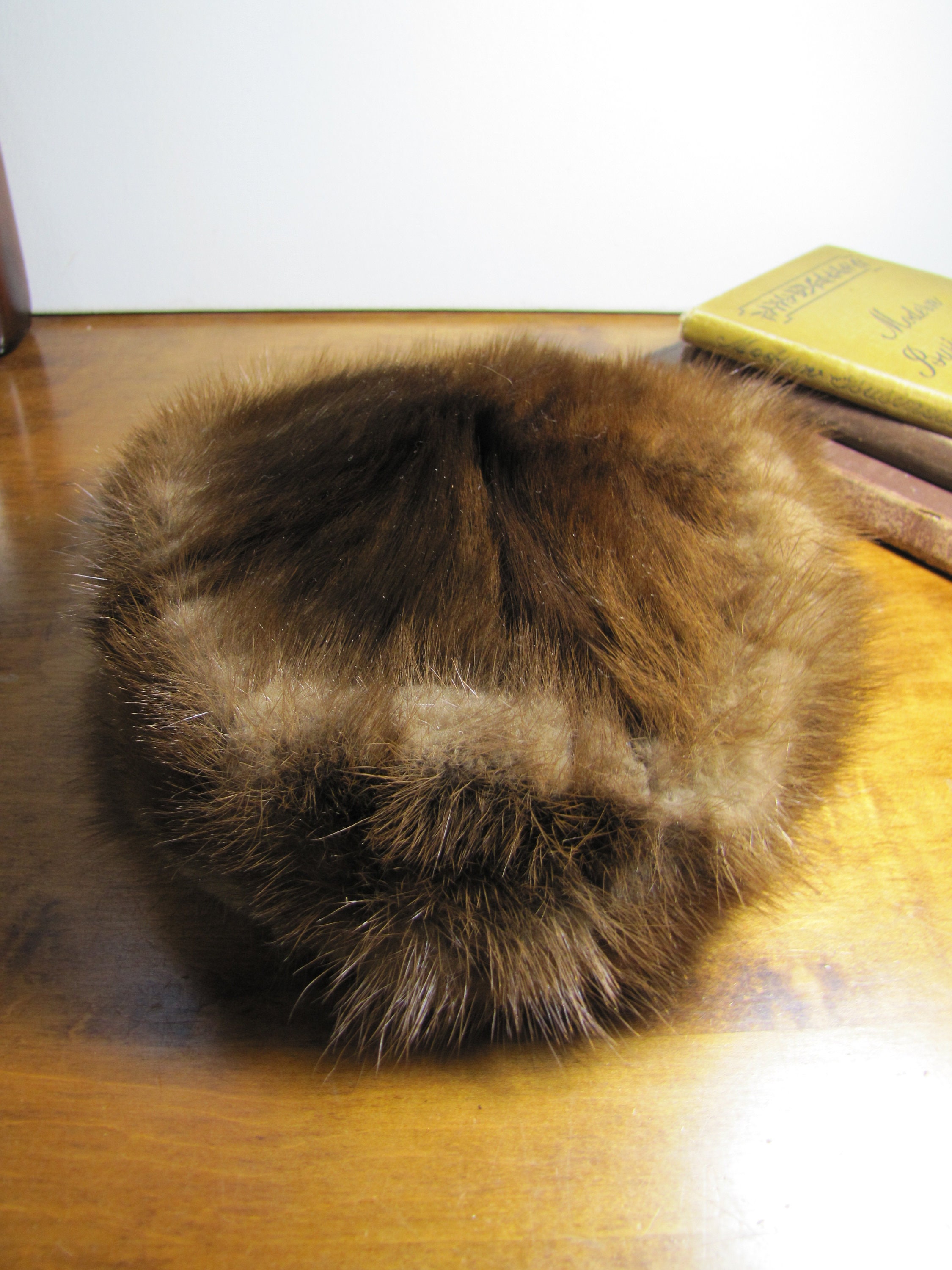 Vintage New Wadley Hi Ki Ladies Fur Pillbox Style Hat - Etsy display picture 1