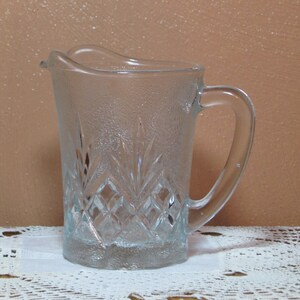 Vintage Small Glass Pitcher or Creamer image 2