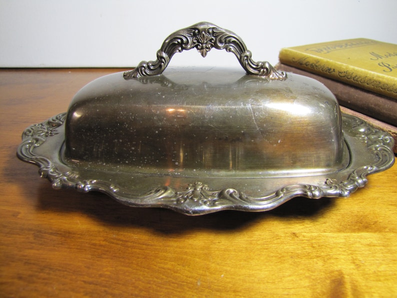 Vintage Gorham YC1307 Silverplated Covered Butter Dish Etsy