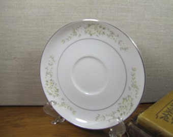 Lady Carolyn Fine China Japan Bread Plate Porcelain 6.25” Yellow flowers