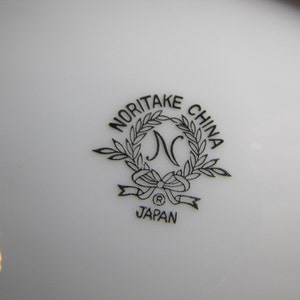 Vintage Noritake Relish Dish Platinum Trim image 4