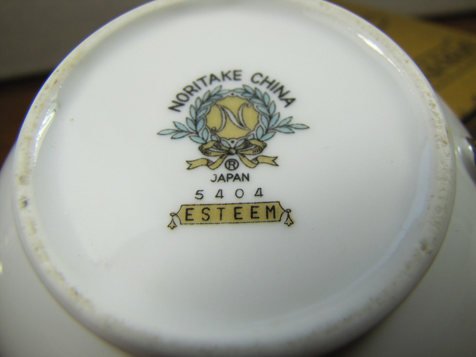 Vintage Noritake Esteem Creamer Blue and Brown Scrolls Etsy