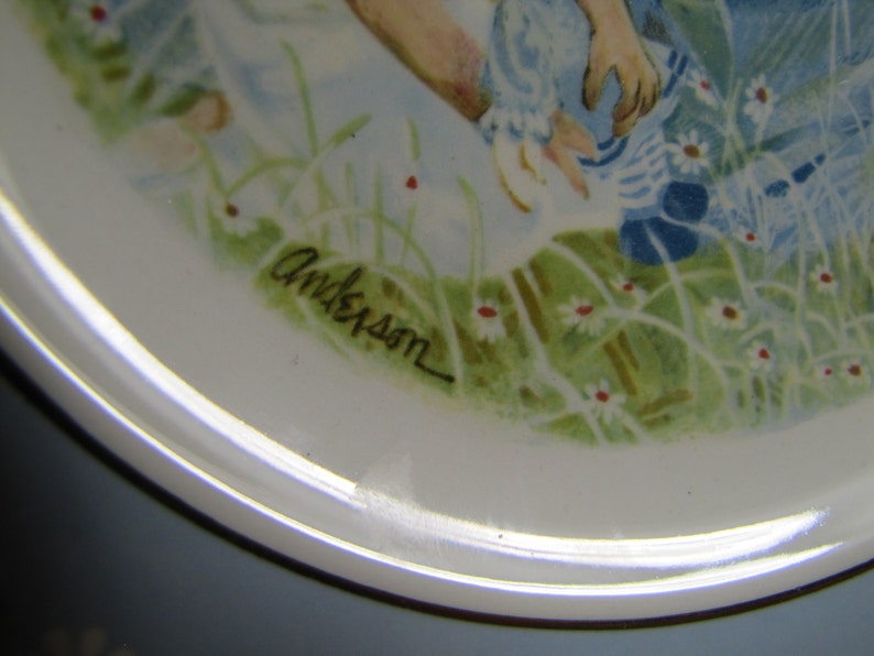 Avon Commemorative Plate Tenderness Pontesa Ironstone Etsy