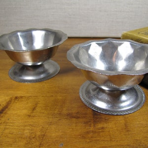 Two 2 Stainless Steel Custard Cups - Etsy