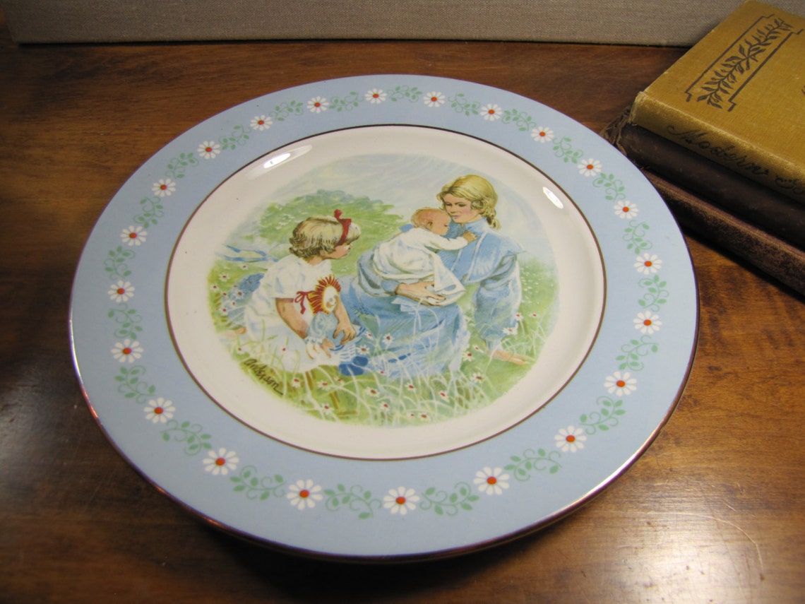 Avon Commemorative Plate Tenderness Pontesa Ironstone Etsy