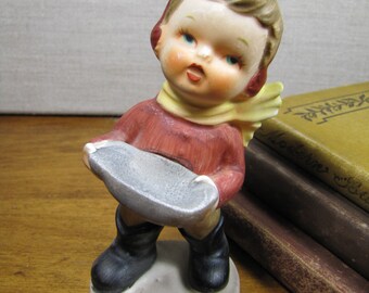 Porcelain Figurine - Small Boy - I'll Sing You A Song