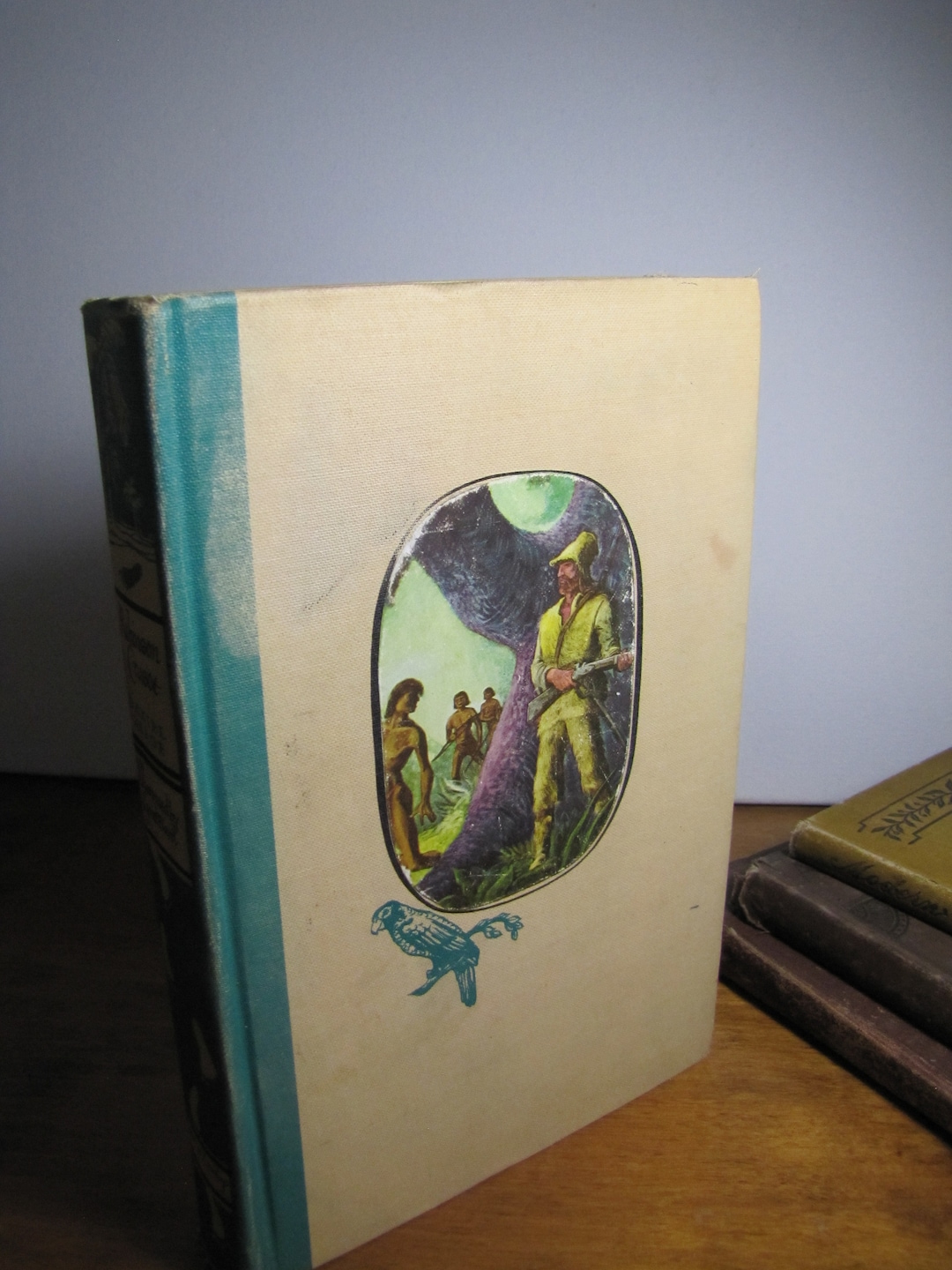 Vintage Book - Robinson Crusoe by Daniel Defoe -copyright 1946 - Etsy
