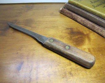 Vintage True Edge Ontario Knife Co, Old Hickory Knife, Wooden Handle, Made  in USA -  Israel