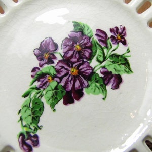 Vintage Decorative Lattice Plates
