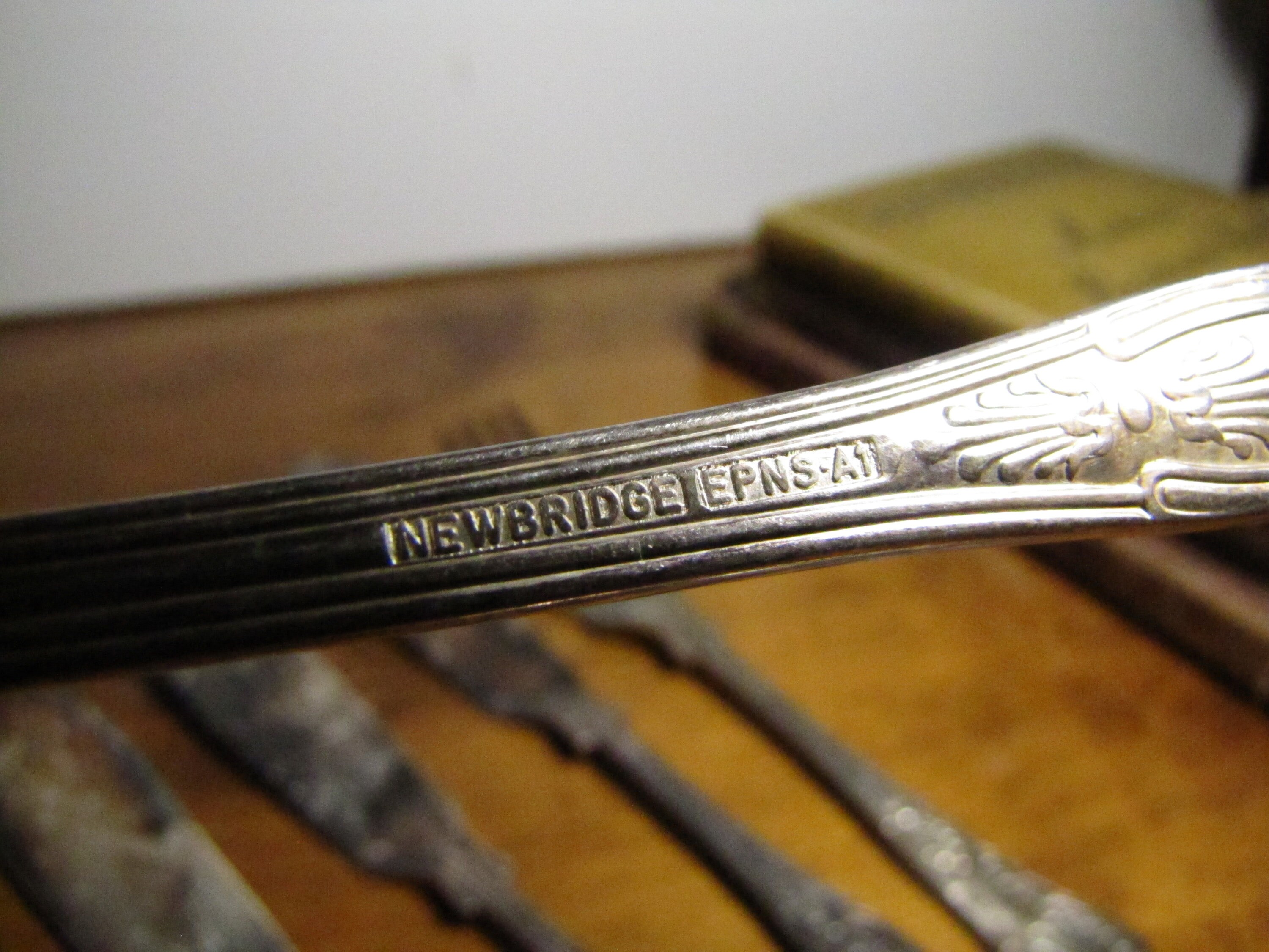 Five 5 Pieces of Vintage Newbridge Flatware 3 Fish Etsy