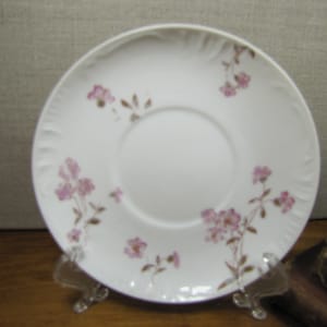 Vintage CH Field Haviland - Limoges - Saucer - Pink Flowers