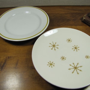 Vintage Plate and Saucer - Mismatched Set - Sterling China and Unmarked