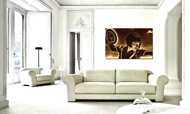 Quorra Tron Legacy Vintage Inspired Canvas Art Picture size A1 New!