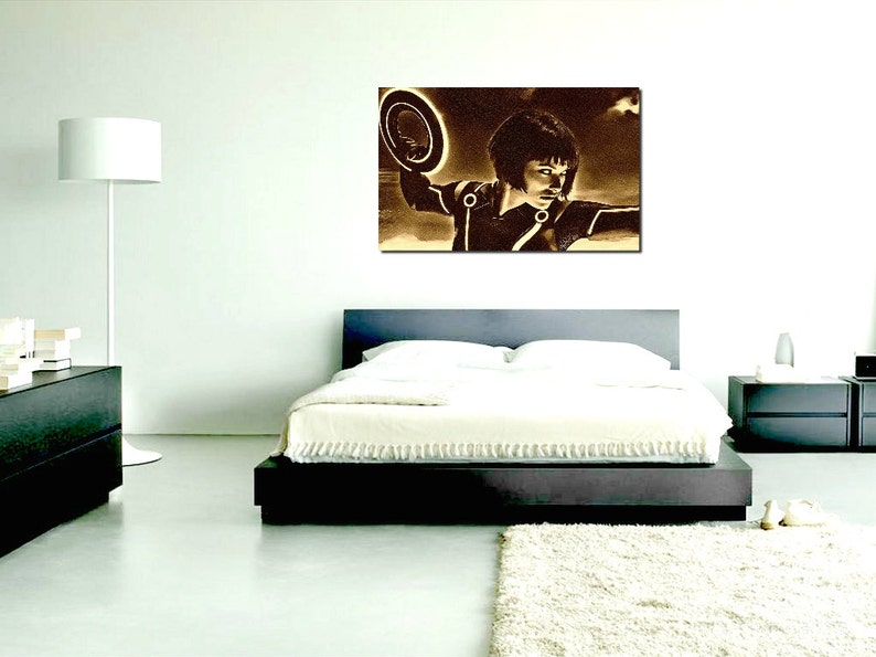 Quorra Tron Legacy Vintage Inspired Canvas Art Picture size A1 New!