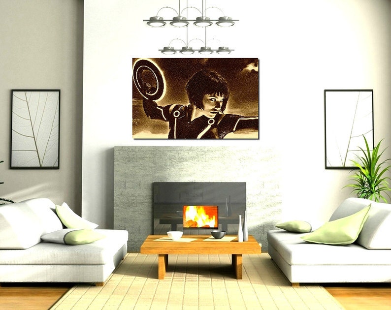 Quorra Tron Legacy Vintage Inspired Canvas Art Picture size A1 New!