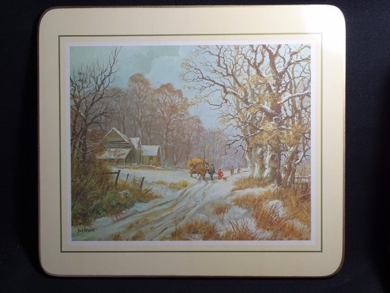 Set Of Six Vintage Cloverleaf Table Mats Etsy