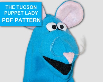 Mouse Puppet Sewing Pattern