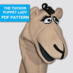 Camel Puppet Sewing Pattern