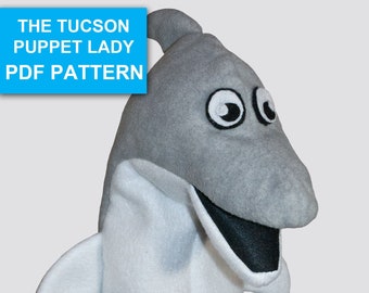 Dolphin Puppet Sewing Pattern