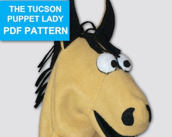 Horse Puppet Sewing Pattern