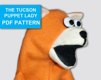 Cat Puppet Sewing Pattern
