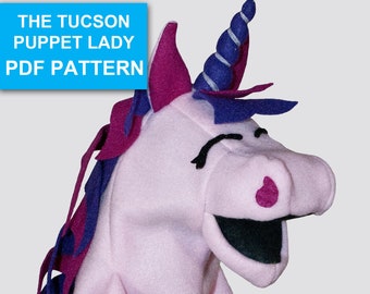 Unicorn Puppet Sewing Pattern