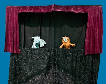 Portable Puppet Stage Building Plans and Instructions PDF