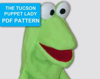 Frog Puppet Sewing Pattern