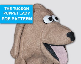 Dog Puppet Sewing Pattern