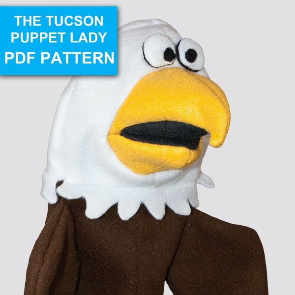 Bald Eagle Puppet Sewing Pattern