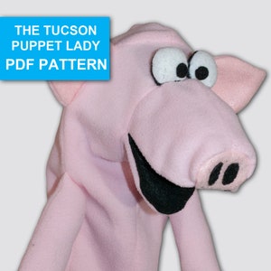 Pig Puppet Sewing Pattern