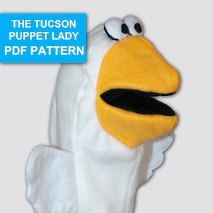 Goose Puppet Sewing Pattern