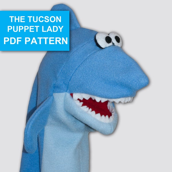 Shark Puppet Sewing Pattern