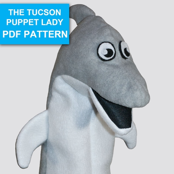Dolphin Puppet Sewing Pattern