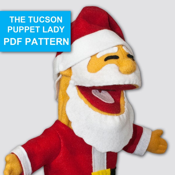 Santa Claus Costume Pattern for Person Puppet