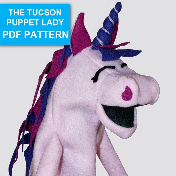 Unicorn Puppet Sewing Pattern