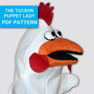 Chicken Puppet Sewing Pattern