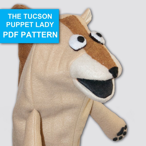 Squirrel Puppet Sewing Pattern