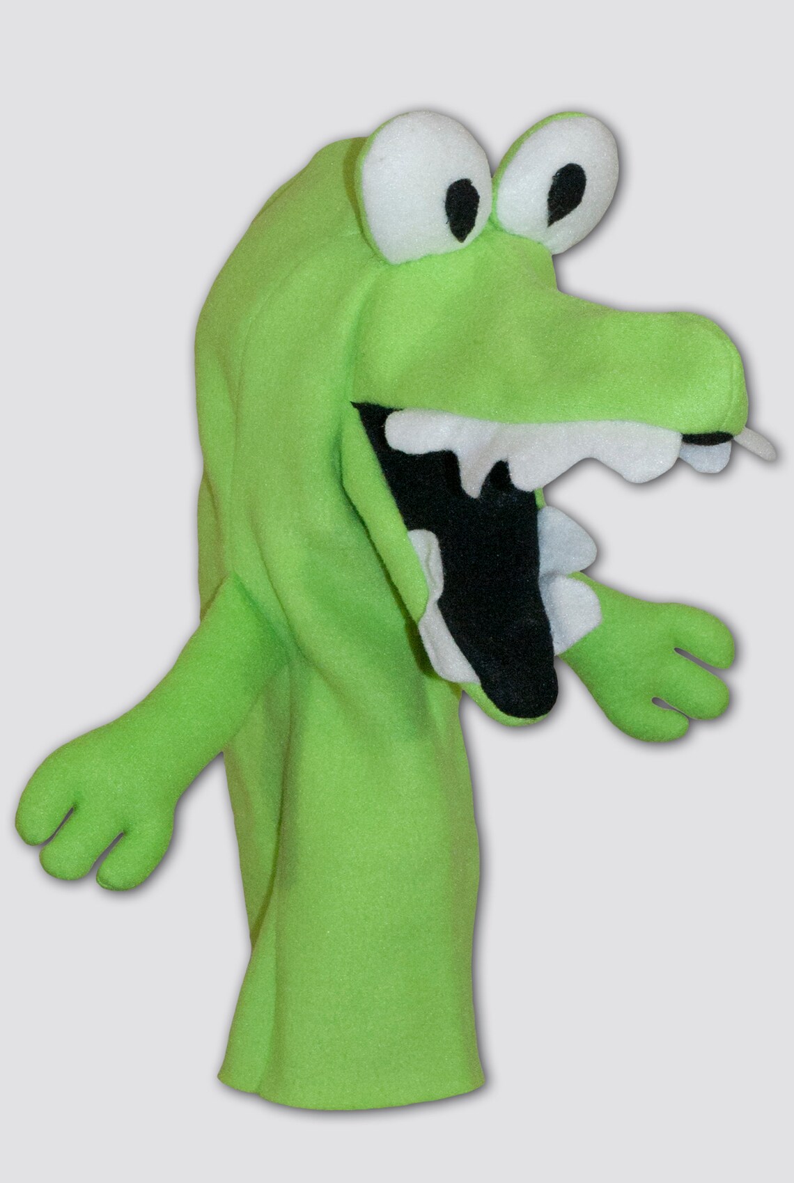 Alligator Hand Puppet Pattern with Movable Mouth | Etsy
