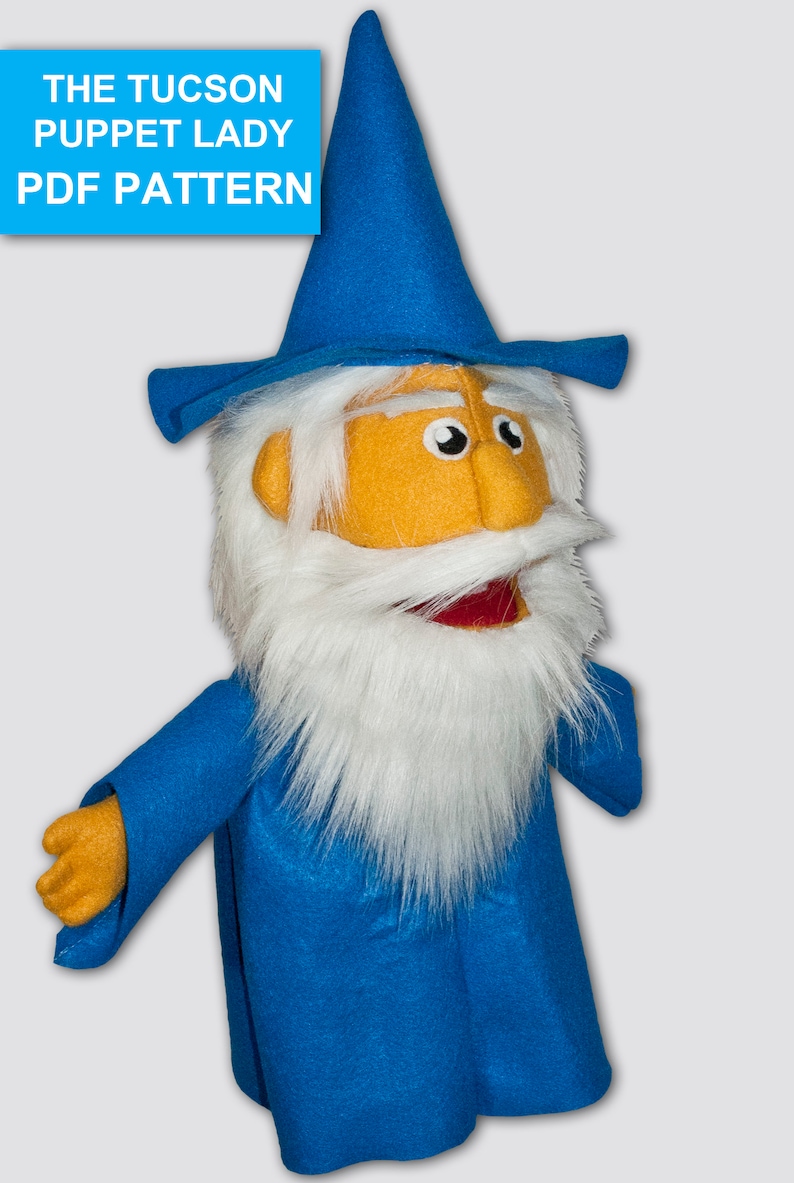 Wizard Costume Pattern for Person Puppet Etsy Canada